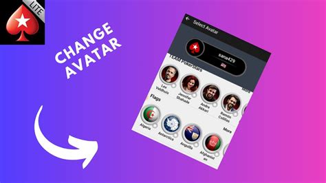pokerstars change avatar|Customizing Your Character in PokerStars VR .
